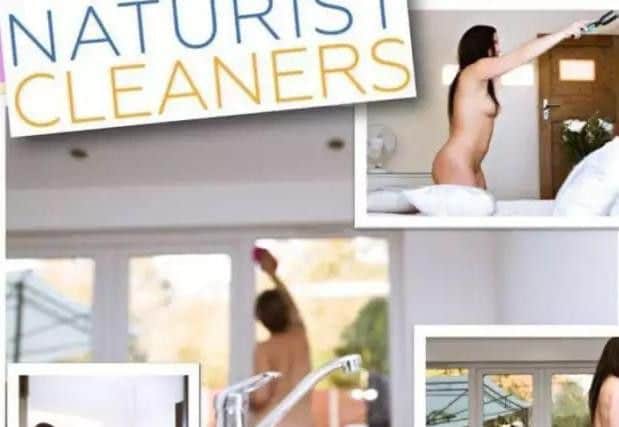 Derbyshire people willing to clean houses naked are being sought by a cleaning company